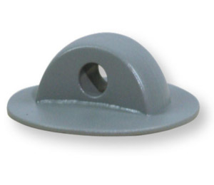 Pasacano color gris medio en PVC